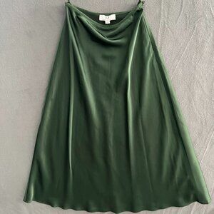 Magaschoni Forest Green Theatre Length Maxi Skirt sz Small